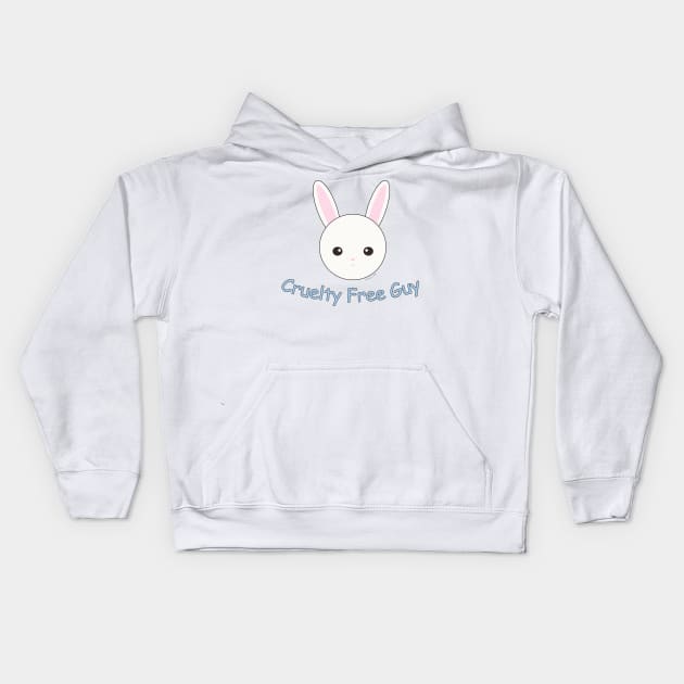 Cruelty Free Guy Kids Hoodie by Danielle